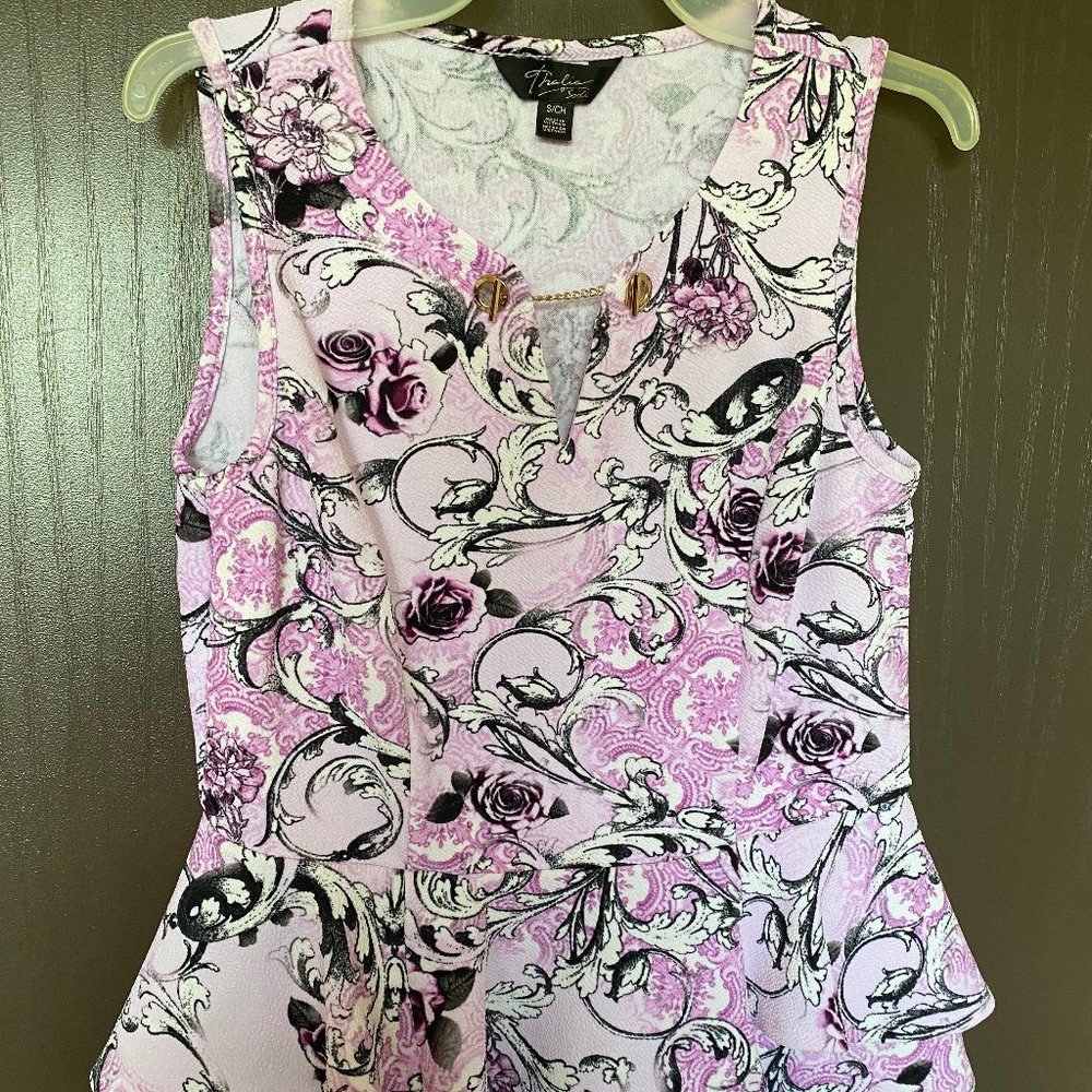 Peplum floral top